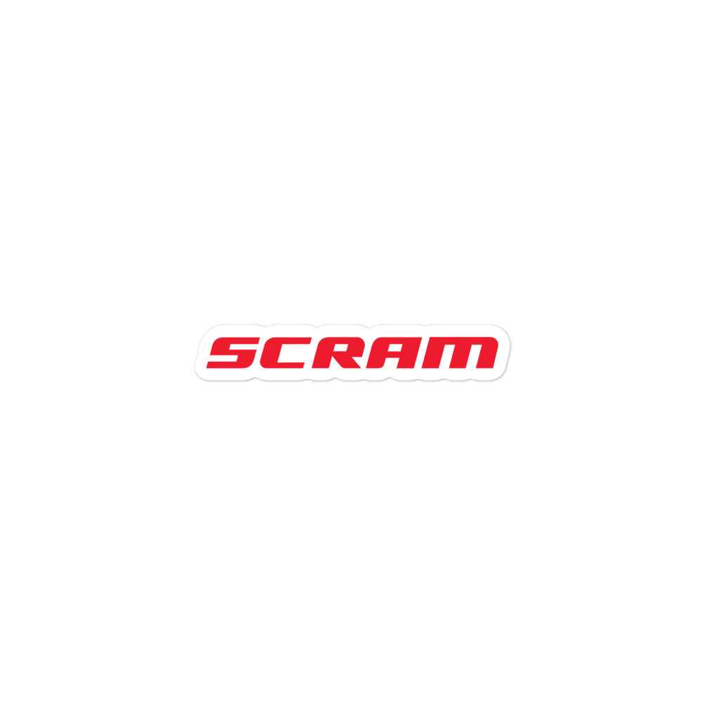 SCRAM Sticker